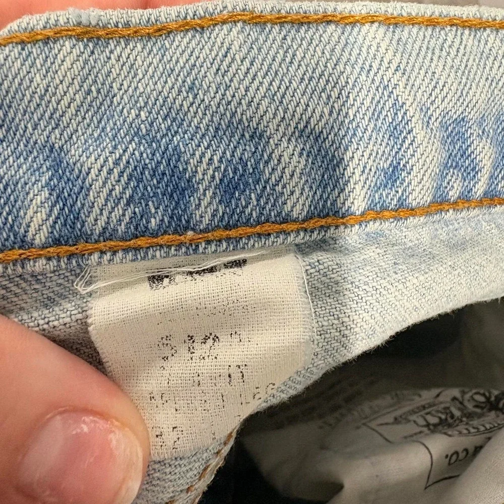 Levis 512 Slim Taper Jeans Mens W30 L32 Light Wash Faded Y2K Denim 0184